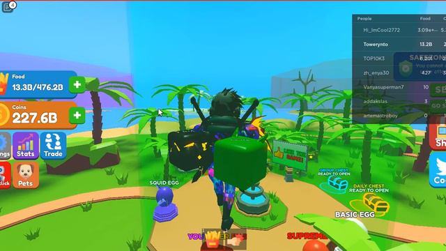 Как быстро прокачаться в Eating simuliator? Я покажу как сделать это! смотреть онлайн