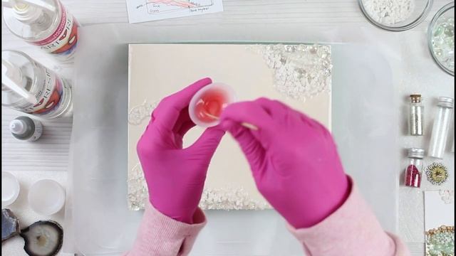 GEODE RESIN ART TUTORIAL | How To Make A Geode With Resin смотреть онлайн