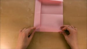 Origami Brief: Briefumschlag falten Din A4 - Kuvert selber basteln mit Papier