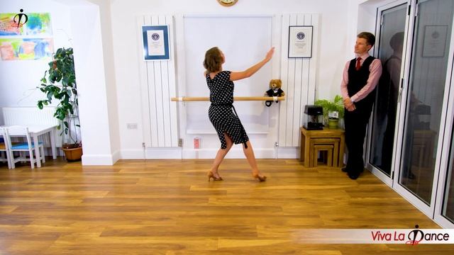 Learn basic Waltz - the Oversway - for fun at home смотреть онлайн