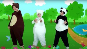 РАЗ ДВА ТРИ - Три Медведя - песенка считалочка для детей, малышей про цифры