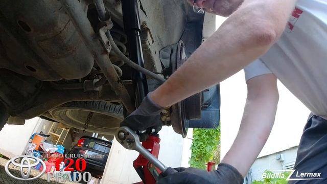 DIY / How To: Replace Rear Shock Absorbers - Toyota Land Cruiser 120 / PRADO 120 - Bildilla Magasin смотреть онлайн