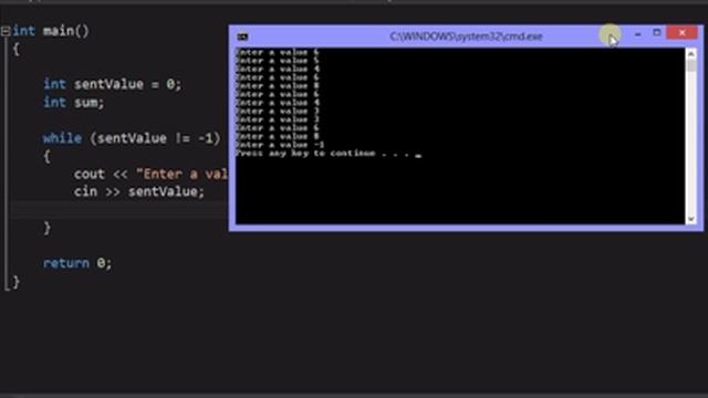 Loops with Sentinel Value смотреть онлайн