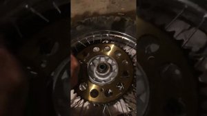 Переделка ведомой звезды на Мотоленд xr 250