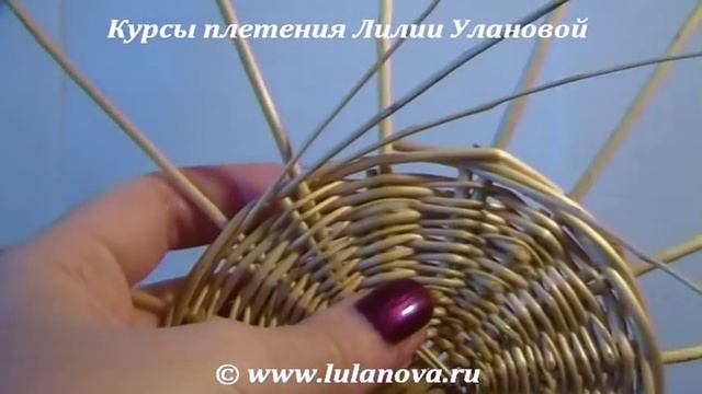 Корзина - 1 часть - Weaving basket from the vine - плетение из лозы