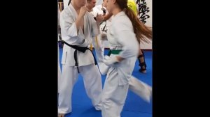 Kyokushin Girl Karate Training _ Sparring Setups & Techniques by Emily Azram @TKD Action.mp4