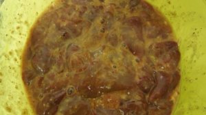Тушеная куриная печень в мультиварке