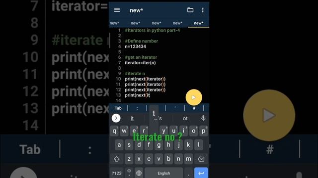 Iterators in Python | Can number be iterable in python or not using iterators | Iterator part-4