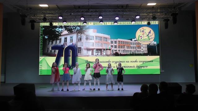 70 Юбилей школы. Фрагмент 4. Ансамбль Конфетти смотреть онлайн