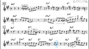 Out of Nowhere - Backing Track with Sheet Music for Tenor Sax
