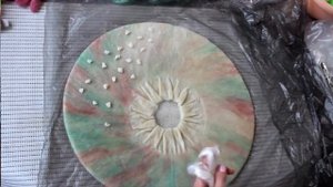 МК по валянию тёплого берета. / How to make a  felt beret.