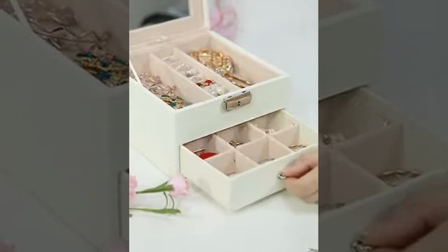 Шкатулка (органайзер) для украшений с зеркалом CASEGRACE SP1143 смотреть онлайн