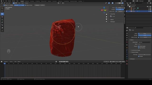 [Blender] Учимся делать мех, шерсть и волосы в Blender смотреть онлайн