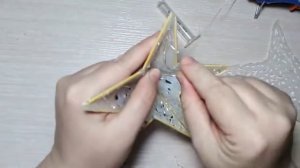 Как просто и быстро сделать своими руками звезду с подсветкой на макушку елки мастер класс