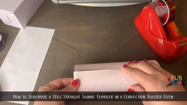 How to Sublimate a 20oz Straight Skinny Tumbler in a Convection Toaster Oven смотреть онлайн