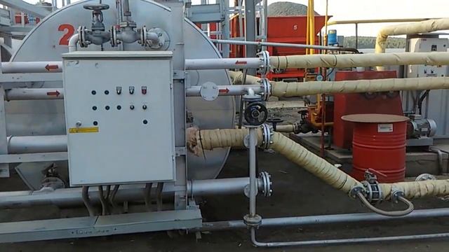 Подачи жидких добавок, битумохранилище и масляный бойлер "MASSENZA" (Италия) АБЗ D&G Machinery. смотреть онлайн