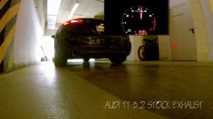 Audi TT 3.2 Stock Exhaust Sound