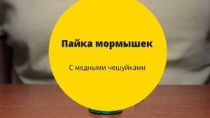 Пайка мормышек без чешуек и с чешуйками