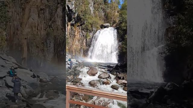 Водопад Корбу на Телецком озере