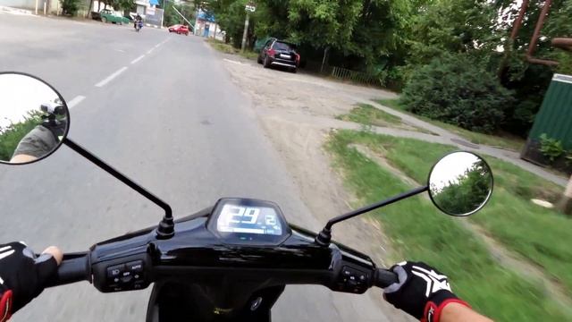 Электроскутер Super Soco CU3S Замеры максимальной скорости. смотреть онлайн