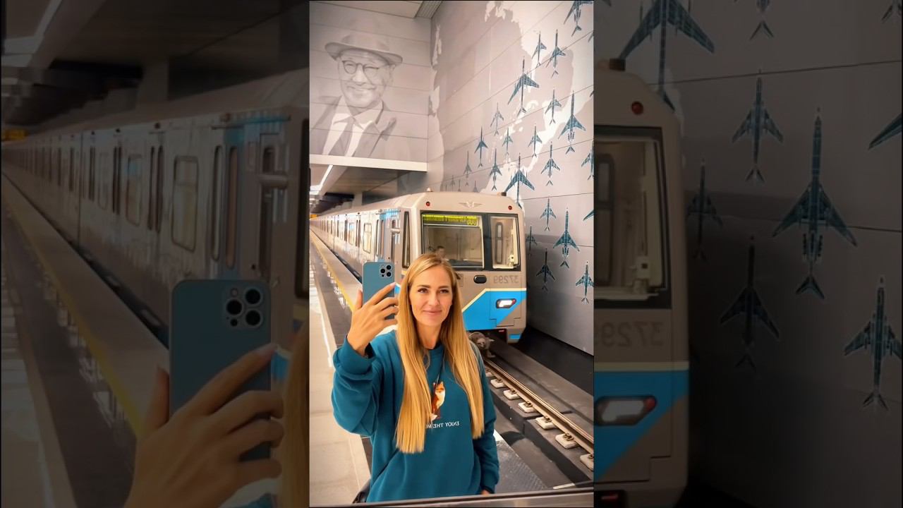 Станция метро Внуково на Солнцевской линии авиация самолет метровнуково VKO АэропортВнуково