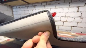 Установка подпятника на автомобильный коврик