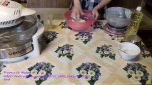Как приготовить домашний хлеб в аэрогриле. How to cook homemade bread in aerogrill.