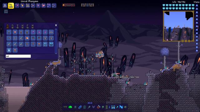 Terraria Calamiy Mod Astral Corruption Biome (CC on for commentary) смотреть онлайн