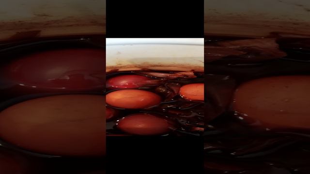 Самый экономичный. Самый экологичный способ покраски яиц.