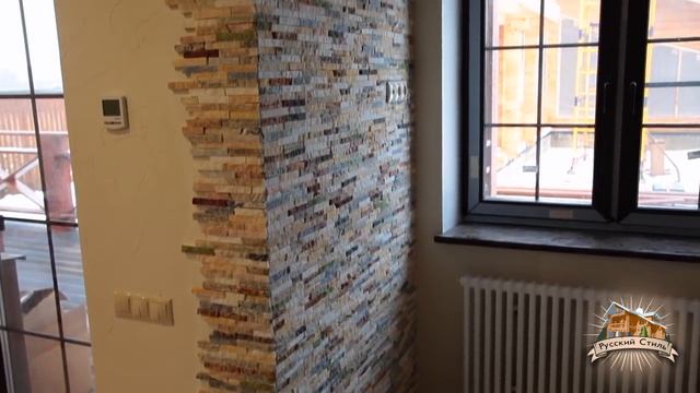 Деревянный дом "Шале с гаражом" [Проекты компании Русский Стиль] смотреть онлайн