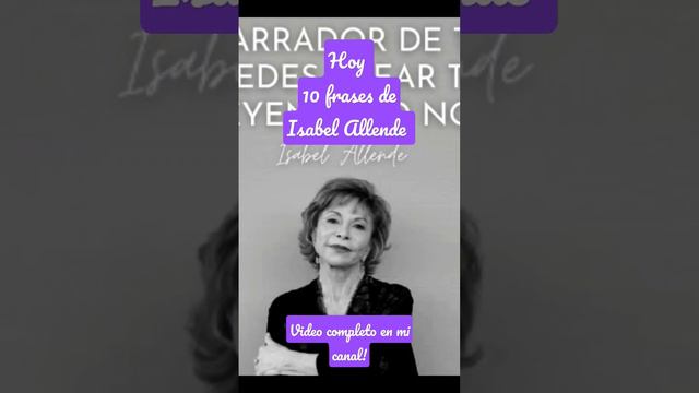 10 frases de Isabel Allende