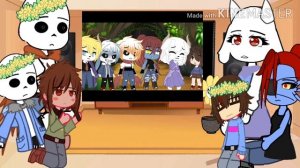 Undertale react to Frisk memes//GC//part 1