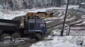 Spintires MudRunner: Прохождение карты ЗИМНЯЯ СКАЗКА (часть 4)