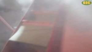Зерноочиститель ПЗК-30 "Мамонт". Очистка овса. Саратовская обл., Ивантеевский р-н, с. Ивантеевка.