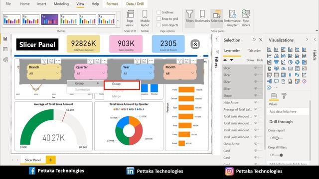 How to Build a Slicer Panel in Power BI смотреть онлайн