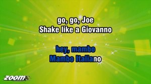 Dean Martin - Mambo Italiano - Karaoke Version from Zoom Karaoke