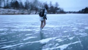 Фрязино, Барские пруды  на коньках