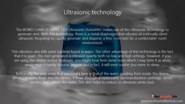 BONECOAIR O SWISS 7135 ULTRASONIC HUMIDIFIER REVIEW смотреть онлайн