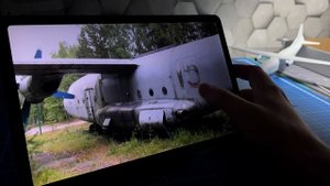 МОДЕЛЬ Советского транспортного САМОЛЁТА Ан-8 в масштабе 1:144. Для ДИОРАМЫ. Soviet aircraft model