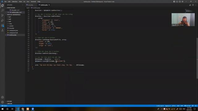 Php với Docx: Php insert text và ảnh vào textbox của word-Áp dụng chatgpt - Nguyễn Đức Trọng IT смотреть онлайн