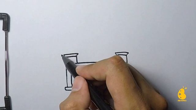 How to Draw Mosque Easy