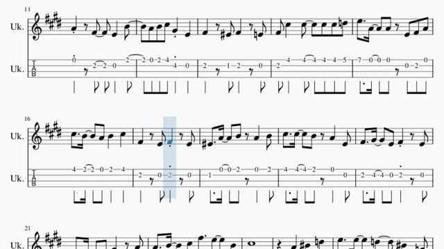 Ukulele Tab: How to play Aiue アイウエ (Urusei Yatsura) by MAISONdes смотреть онлайн