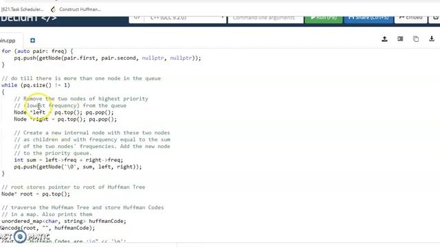 Huffman Coding C++ Implementation