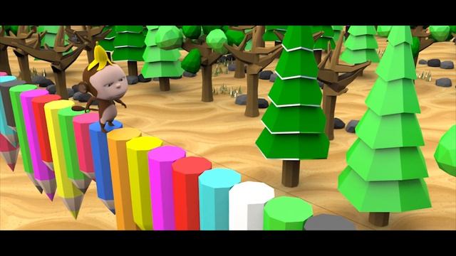 Learn Animals & Fruits With Funny Monkey Style PC games w/Adventure Animals