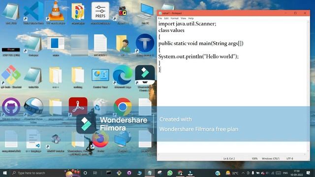 Run java program using notepad and cmd | Manoranjan Kumar | смотреть онлайн