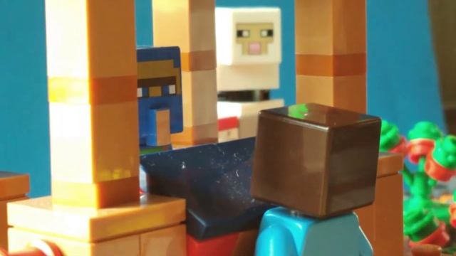 Lego Minecraft. Stive and LAMA. смотреть онлайн