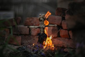 Весеннее настроение. Сжигаем масленицу.  Март 2024г.