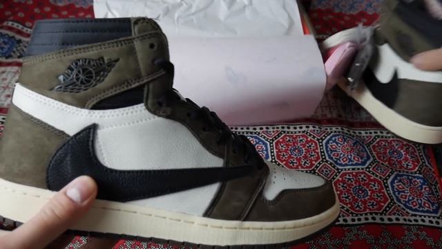 РАСПАКОВКА И ОБЗОР КРОССОВОК NIKE AIR JORDAN 1 x TRAVIS SCOTT