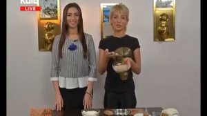 Вероника Гераймович готовит сыр фета в кунжуте