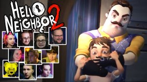 Реакция Летсплейщиков на Похищение Ребёнка и Нападение Соседа в Hello Neighbor 2